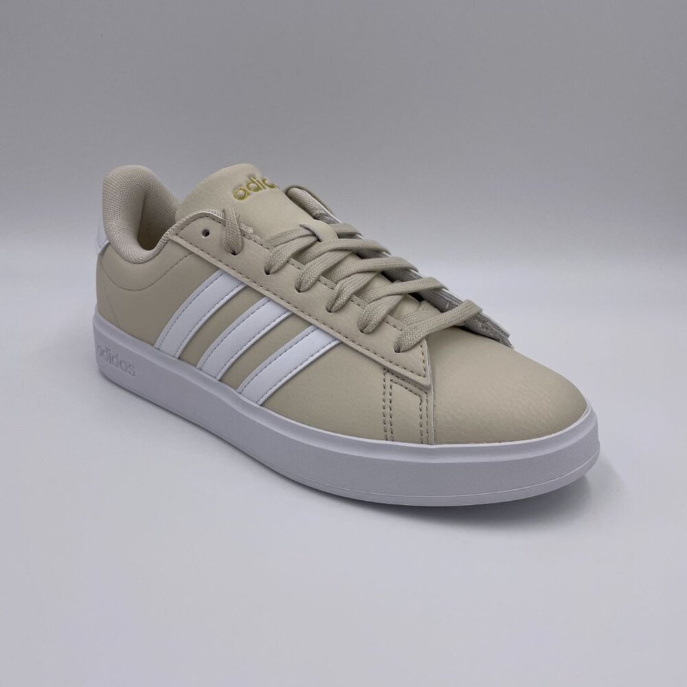 adidas Grand Court 2.0 Beige / White Womens Shoes - Picture 7 of 8